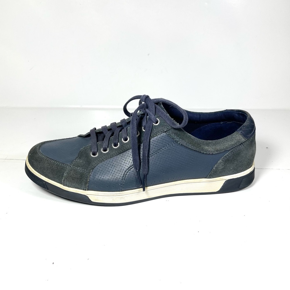 Cole Haan Vartan‎ Mens Fashion Sneakers Blue Leather/ Suede Size 9.5M